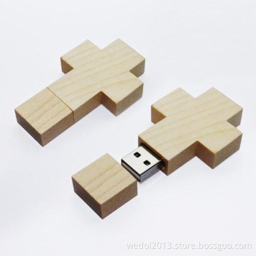 Beautiful Wooden USB as Necklace (WY-W22)